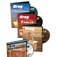Accelerate your learning woodworking process with one of Kreg’s® pocket hole instructional videos. The Pocket Hole
Solution series features TV personality John Sillaots as he leads you through the various steps needed to build your
own custom projects.
